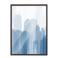 Pintura abstracta acuarela azul 48