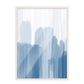 Pintura abstracta acuarela azul 48