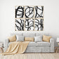 Conjunto de grabados modernos en blanco y negro formas abstractas 53