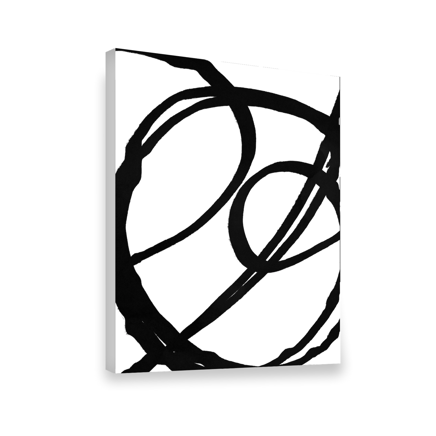 Conjunto de grabados modernos en blanco y negro formas abstractas 50