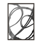 Conjunto de grabados modernos en blanco y negro formas abstractas 50