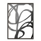 Conjunto de grabados modernos en blanco y negro formas abstractas 51