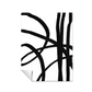 Conjunto de grabados modernos en blanco y negro formas abstractas 52