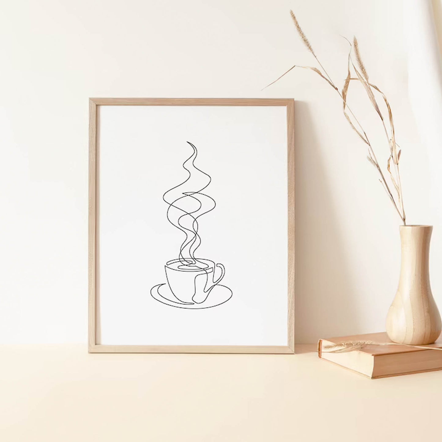 arte de la taza de café, arte minimalista 5