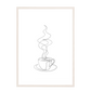 arte de la taza de café, arte minimalista 5