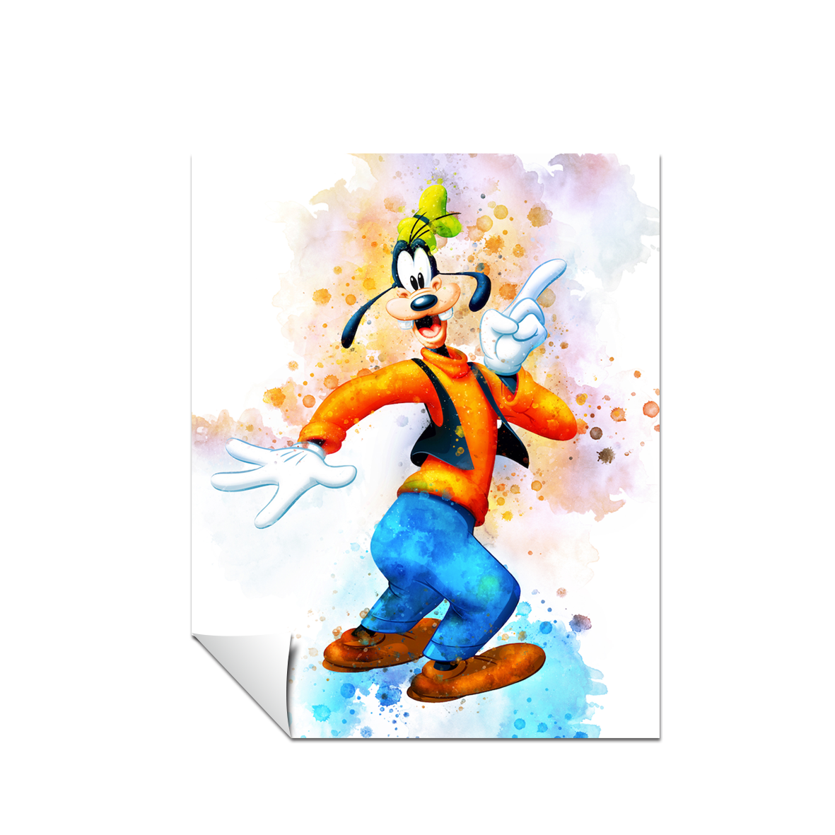 DISNEY Goofy Acuarelas Mickey Mouse 67