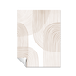 Geométrico beige, Decoración boho de arte abstracto 6