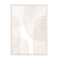 Geométrico beige, Decoración boho de arte abstracto 6
