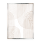 Geométrico beige, Decoración boho de arte abstracto 6