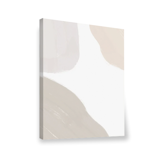 minimalista abstracta, boho beige 7