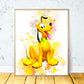 DISNEY Pluto Acuarelas Mickey Mouse 70