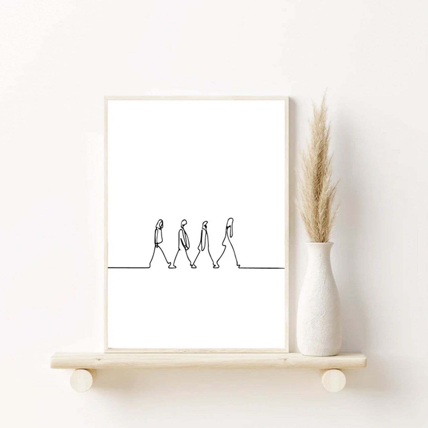 Arte de línea de los Beatles Abbey Road 71