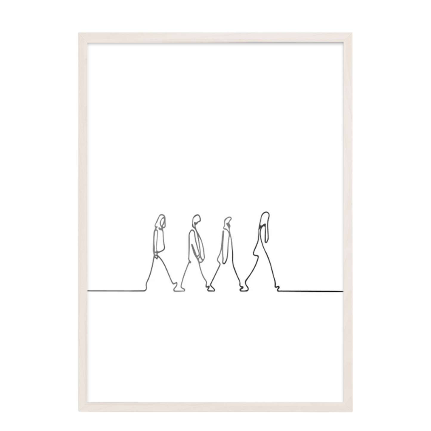 Arte de línea de los Beatles Abbey Road 71
