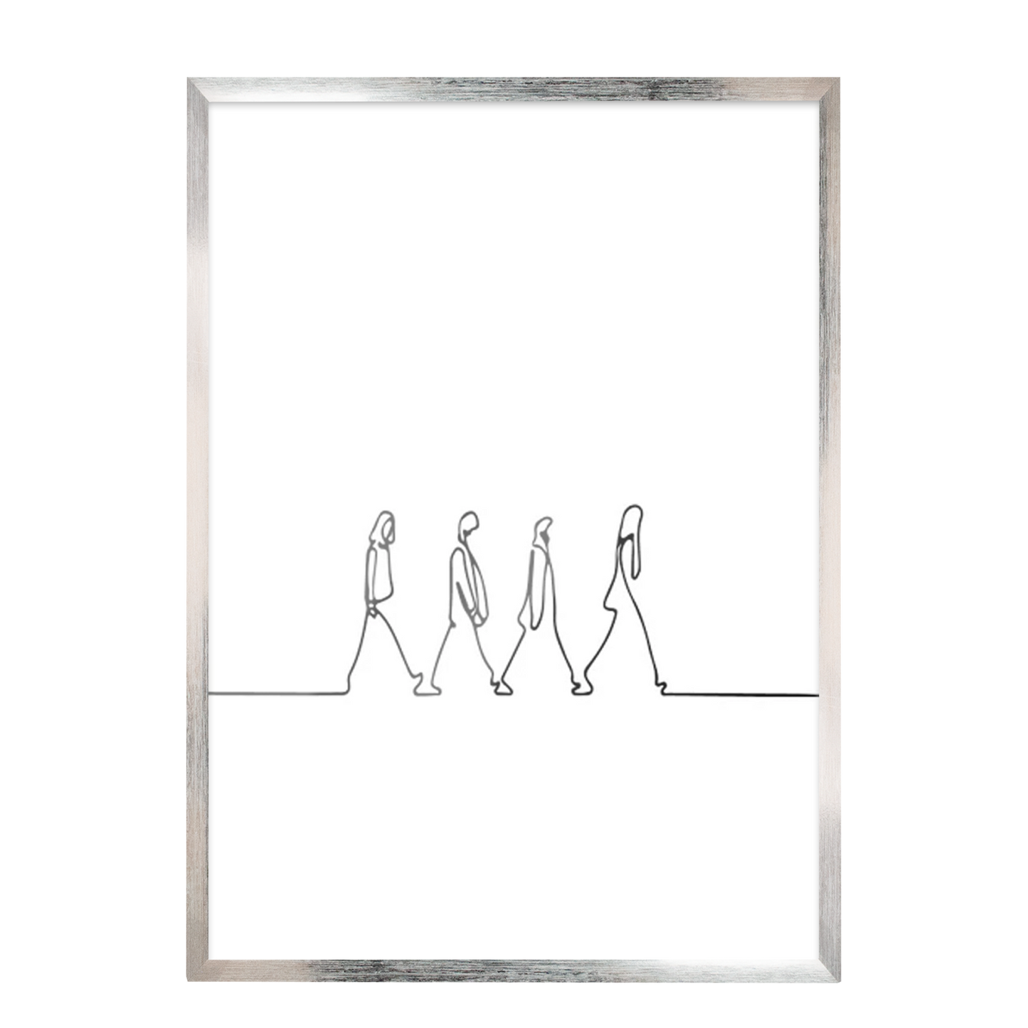 Arte de línea de los Beatles Abbey Road 71