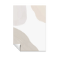minimalista abstracta, boho beige 7