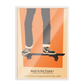 Regreso al futuro. Cartel de película minimalista. 83