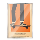 Regreso al futuro. Cartel de película minimalista. 83