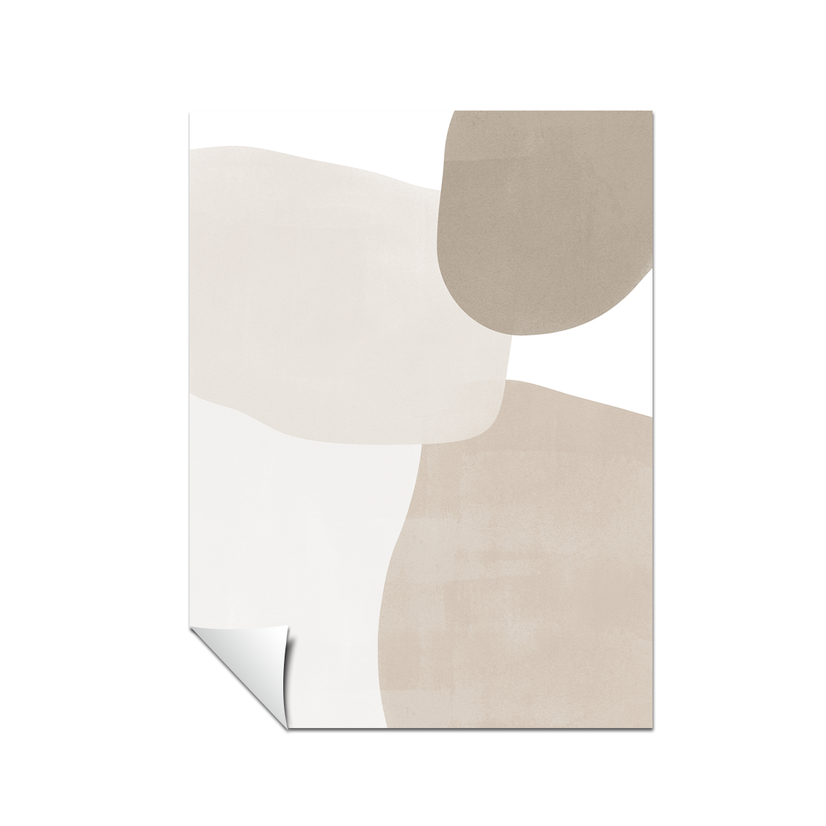 Minimalista abstracta, boho beige 8