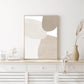 Minimalista abstracta, boho beige 8