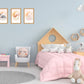Set 3 Cuadros Animalitos Para Bebe Niño Niña Con Marco