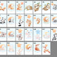 Set 3 Cuadros Animalitos Para Bebe Niño Niña Con Marco