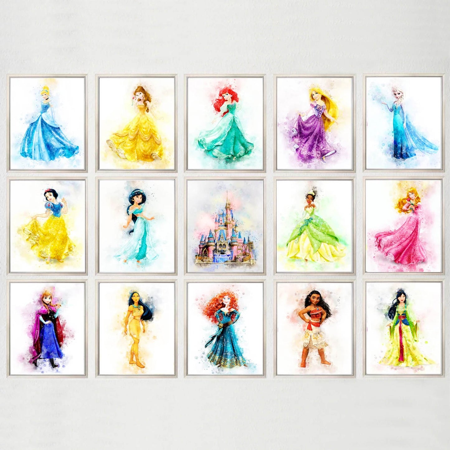 Disney Princesas Anna ART Acuarela 277
