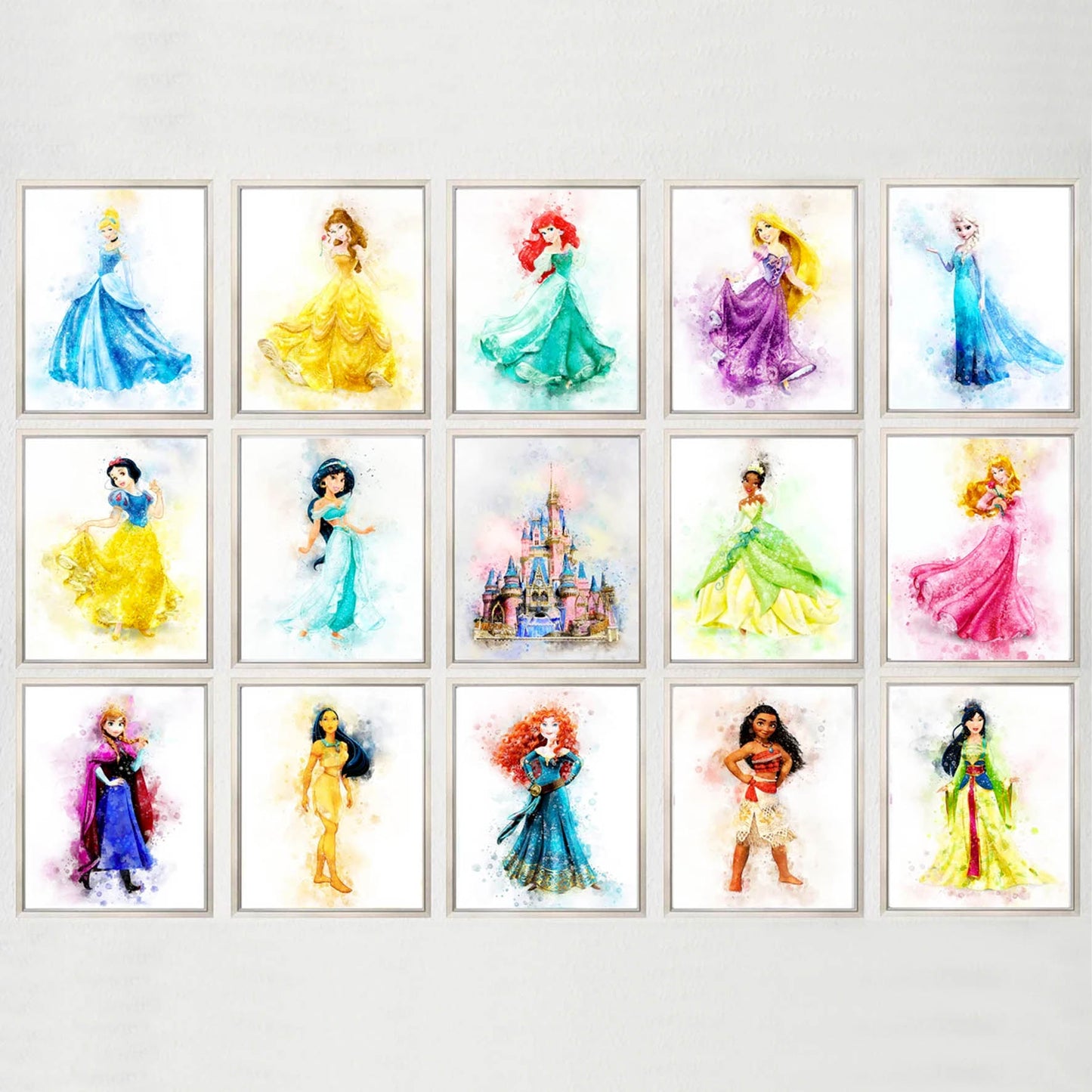 Disney Princesas Rapunzel ART Acuarela 287